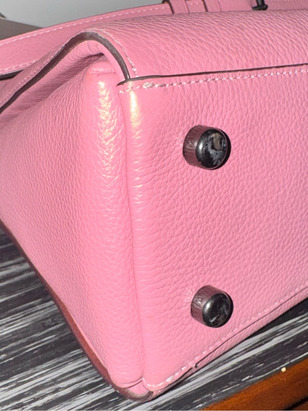 Coach Dusty Pink Mia Leather Satchel with Strap 2019 (F77884) - EUC $499 MSRP - Picture 13 of 15